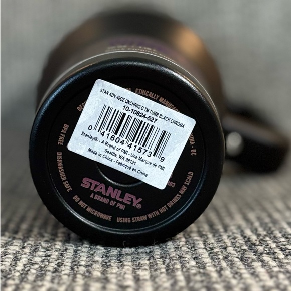 Stanley 40 Oz H2.0 Quencher Flowstate Tumbler Limited Edition Black Chroma NWT - Picture 8 of 9